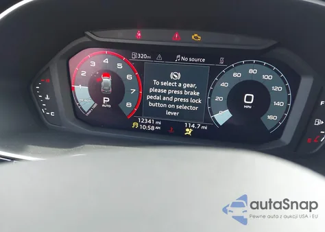 2025 Audi Q3 Premium 45 Tfsi S Line Quattro Tiptronic from USA, damaged, VIN WA1DECF38S1052652